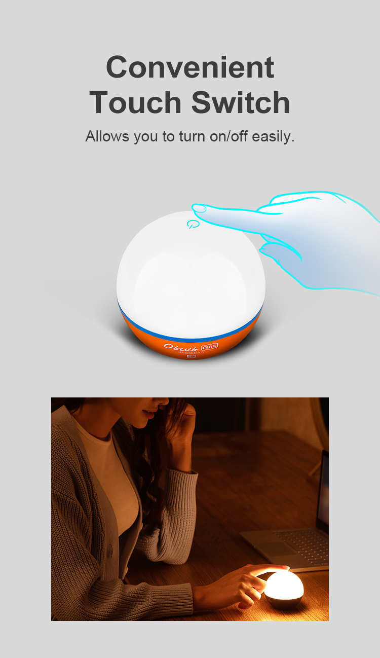 Olight Obulb Plus 2個セット 新品未開封 Olight Obulb Plus Multicolor App Controlled Magnetic Fast Charging