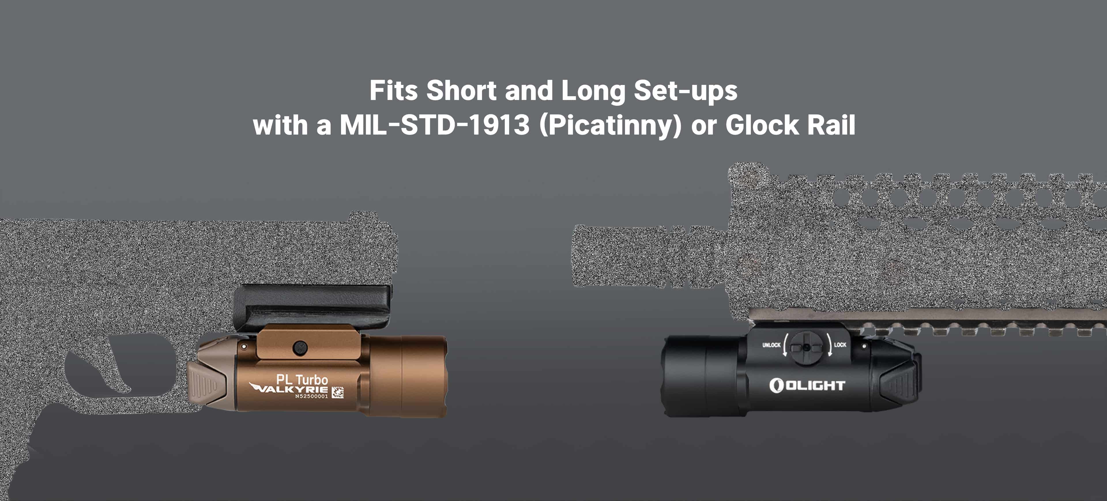 Olight | PL Turbo Tactical Light with Spotlight and Floodlight