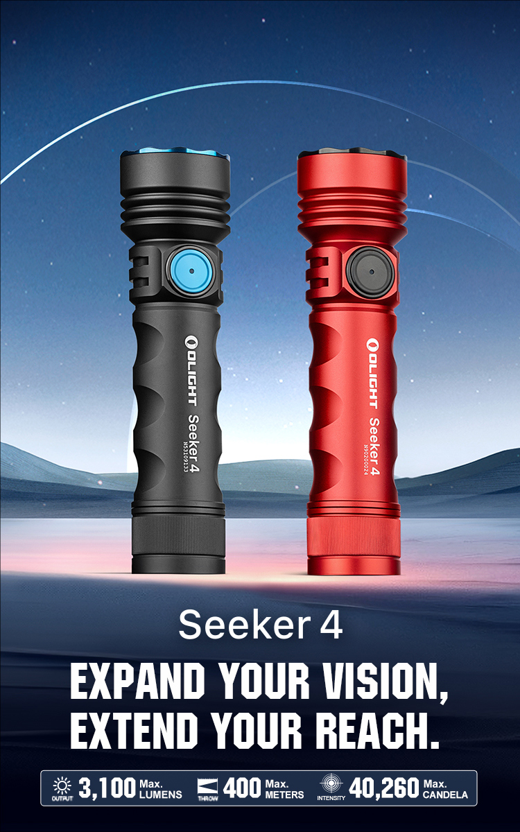 Olight Seeker 4 High Lumen Flashlight - Olight Canada