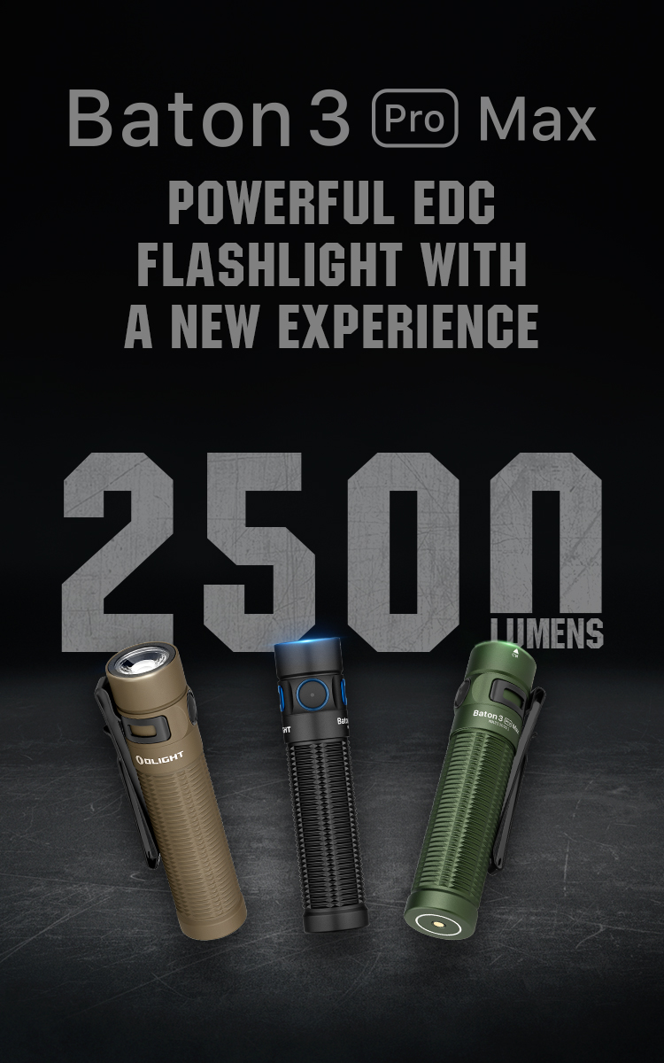 Olight Baton 3 Pro Max Powerful EDC Flashlight - Olight Canada