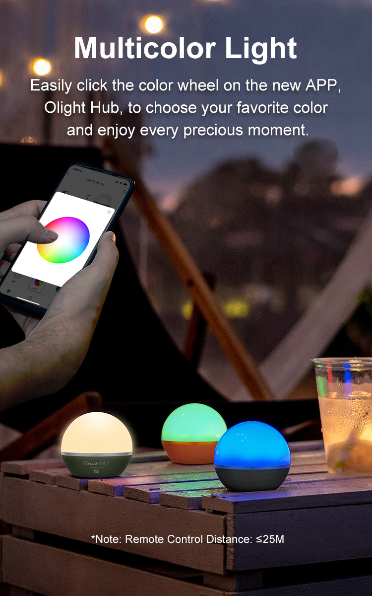 Olight Obulb Pro S Magnetic Light Ball with App Control - Olight