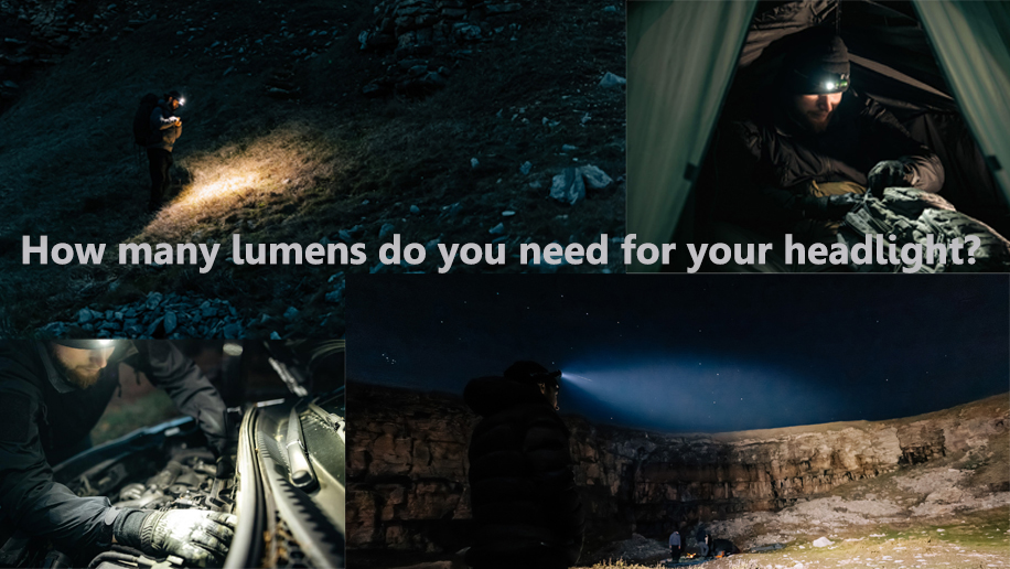 How many lumens do you need for your headlight?